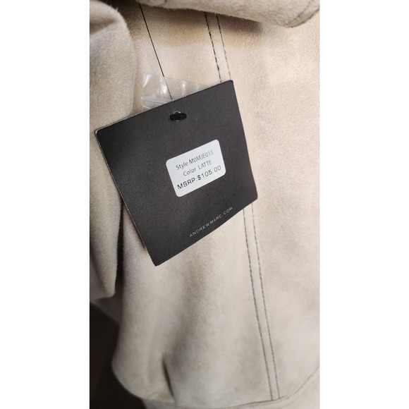 NWT Marc New York Cream Button Up Coat Size X - Picture 8 of 9